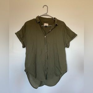 Green Universal Thread Button-Up